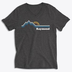Raymond Kansas Mountain View Soft Lightweight V-Neck