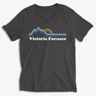 Victoria Furnace Pennsylvania Mountain View Soft Lightweight V-Neck