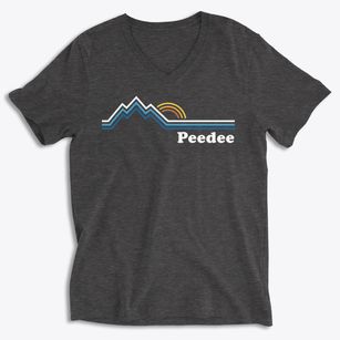 Peedee Kentucky Mountain View Soft Lightweight V-Neck