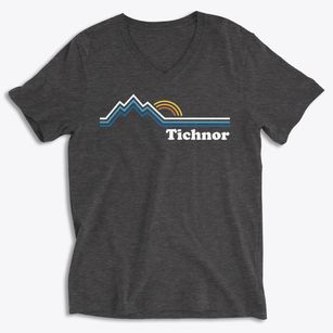 Tichnor Arkansas Mountain View Soft Lightweight V-Neck