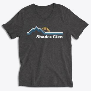 Shades Glen Pennsylvania Mountain View Soft Lightweight V-Neck