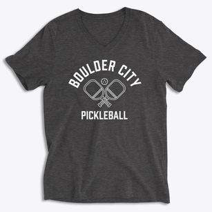 Boulder City Missouri Pickleball Soft Lightweight V-Neck