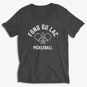 Fond Du Lac Wisconsin Pickleball Soft Lightweight V-Neck
