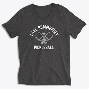 Lake Summerset Illinois Pickleball Soft Lightweight V-Neck