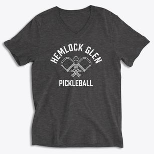 Hemlock Glen New Jersey Pickleball Soft Lightweight V-Neck