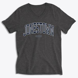 Jonestown Ohio Traditional Soft Lightweight V-Neck
