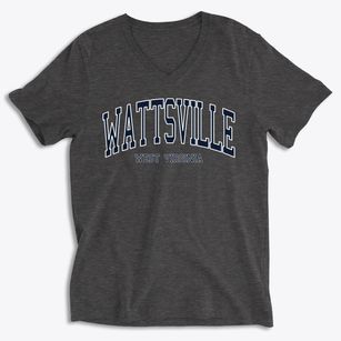 Wattsville West Virginia Traditional Soft Lightweight V-Neck