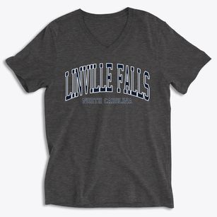 Linville Falls North Carolina Traditional Soft Lightweight V-Neck