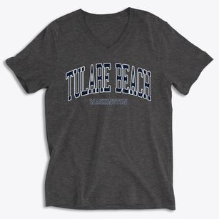 Tulare Beach Washington Traditional Soft Lightweight V-Neck