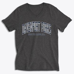 Davenport Forks North Carolina Traditional Soft Lightweight V-Neck
