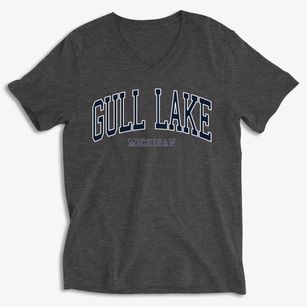 Gull Lake Michigan Traditional Soft Lightweight V-Neck
