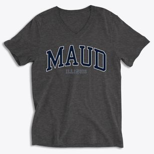 Maud Illinois Traditional Soft Lightweight V-Neck