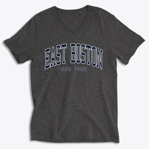 East Boston New York Traditional Soft Lightweight V-Neck