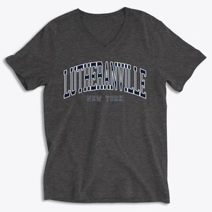 Lutheranville New York Traditional Soft Lightweight V-Neck