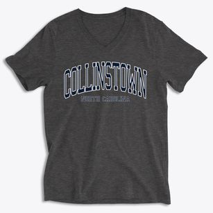 Collinstown North Carolina Traditional Soft Lightweight V-Neck