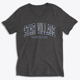 Star Village Pennsylvania Traditional Soft Lightweight V-Neck