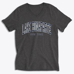 Lake Bonaparte New York Traditional Soft Lightweight V-Neck