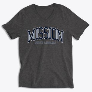 Mission North Carolina Traditional Soft Lightweight V-Neck