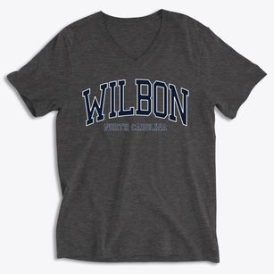 Wilbon North Carolina Traditional Soft Lightweight V-Neck