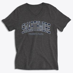 Swarthmore Pennsylvania Traditional Soft Lightweight V-Neck