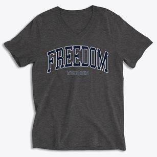 Freedom Wisconsin Traditional Soft Lightweight V-Neck