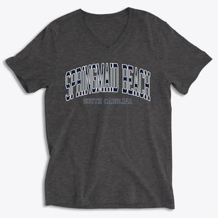 Springmaid Beach South Carolina Traditional Soft Lightweight V-Neck