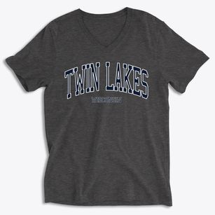 Twin Lakes Wisconsin Traditional Soft Lightweight V-Neck