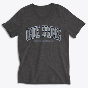 Chick Springs South Carolina Traditional Soft Lightweight V-Neck