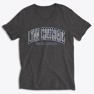 Lynn Crossroads North Carolina Traditional Soft Lightweight V-Neck