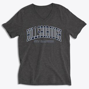 Hillsborough New Hampshire Traditional Soft Lightweight V-Neck