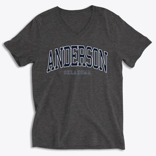 Anderson Oklahoma Traditional Soft Lightweight V-Neck