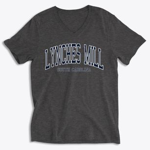 Lynches Mill South Carolina Traditional Soft Lightweight V-Neck