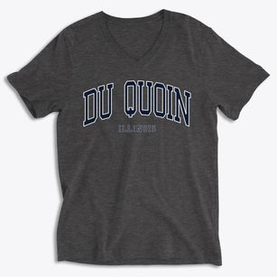 Du Quoin Illinois Traditional Soft Lightweight V-Neck