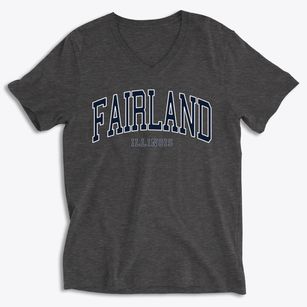 Fairland Illinois Traditional Soft Lightweight V-Neck