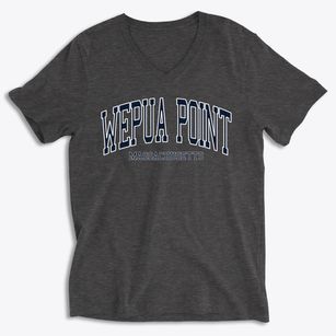 Wepua Point Massachusetts Traditional Soft Lightweight V-Neck