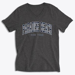 Paradise Beach New York Traditional Soft Lightweight V-Neck