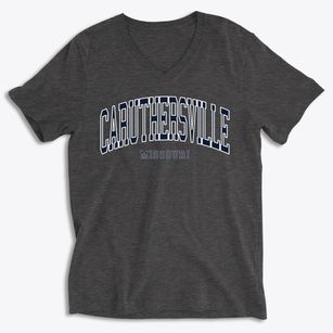 Caruthersville Missouri Traditional Soft Lightweight V-Neck