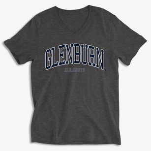 Glenburn Illinois Traditional Soft Lightweight V-Neck