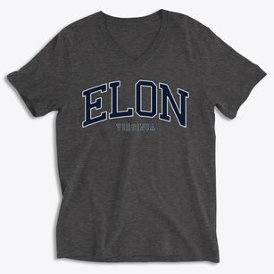 Elon Virginia Traditional Soft Lightweight V-Neck