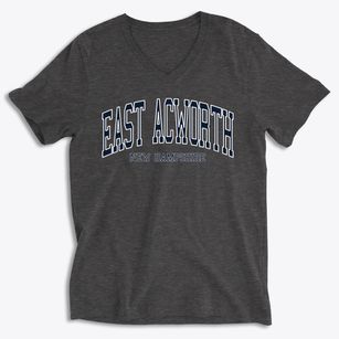 East Acworth New Hampshire Traditional Soft Lightweight V-Neck