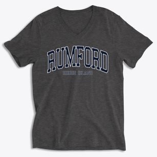Rumford Rhode Island Traditional Soft Lightweight V-Neck