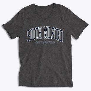 South Milford New Hampshire Traditional Soft Lightweight V-Neck
