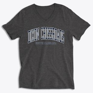 Dixon Crossroads South Carolina Traditional Soft Lightweight V-Neck