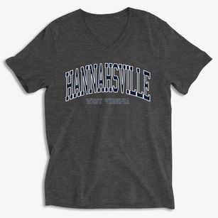 Hannahsville West Virginia Traditional Soft Lightweight V-Neck