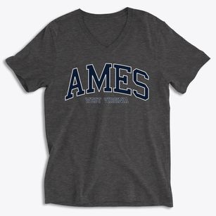 Ames West Virginia Traditional Soft Lightweight V-Neck