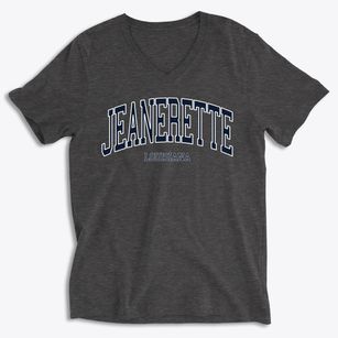 Jeanerette Louisiana Traditional Soft Lightweight V-Neck