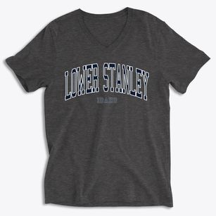 Lower Stanley Idaho Traditional Soft Lightweight V-Neck
