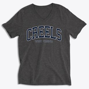 Creels West Virginia Traditional Soft Lightweight V-Neck