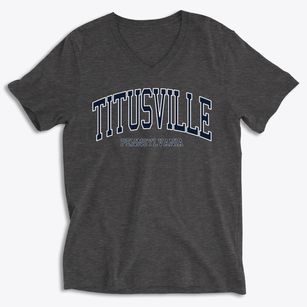 Titusville Pennsylvania Traditional Soft Lightweight V-Neck