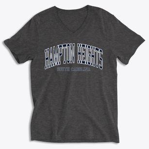 Hampton Heights South Carolina Traditional Soft Lightweight V-Neck